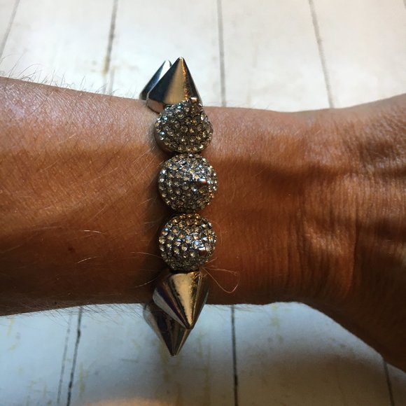 Silver Stud Bracelet - Picture 2 of 5